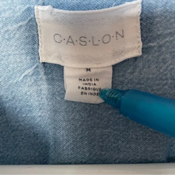 Light Blue Denim Shirt by Caslon - Picture 7 of 7
